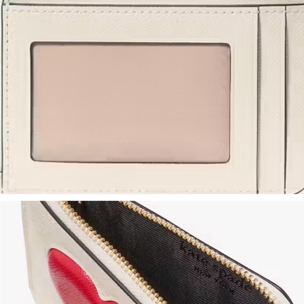 Kate Spade Red and Cream Heart Wristlet brand new - Picture 6 of 8